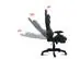 Silla gamer con apolla pies en color negra - 1