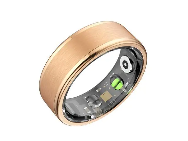 ANEL INTELIGENTE (CONNECT RING) COM MONITORAMENTO DE SAÚDE Dourado - 8