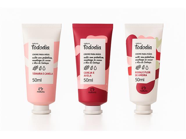 Kit 3 Cremes para mãos Natura Tododia...
