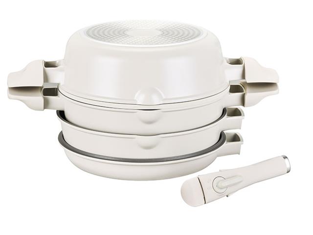 Bateria de Cocina 10 en 1 Carol Aluminio Fundido Tiza