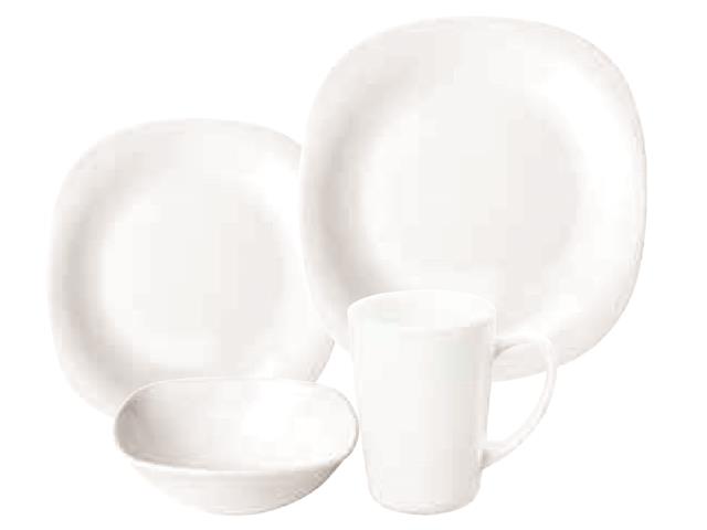 Set de Vajilla Vidrio Opal Carol 16 piezas