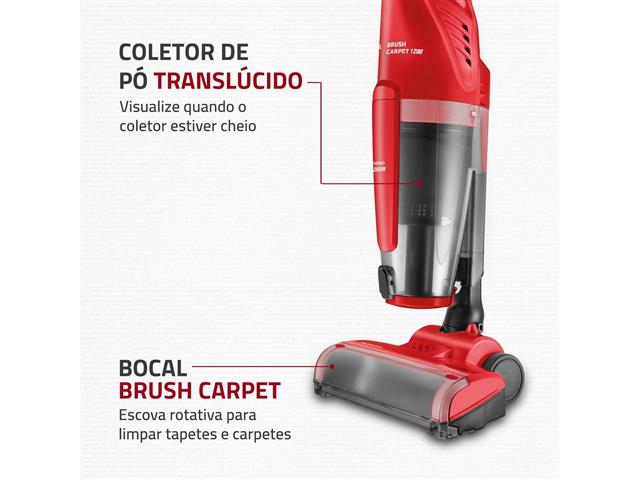 Aspirador de Pó Mondial AP-25 Brush Carpet 1200W 110V - 4