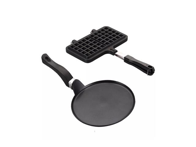 Set de Sartenes La Soluzione – Panqueques Franceses y Waffles Belgas