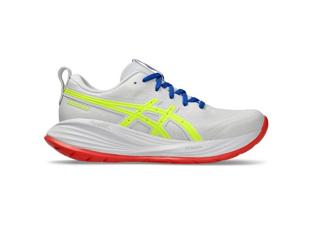 Tênis Asics Gel-Cumulus 27 Atc White/Safety Yellow Fem Tam 34 - 2