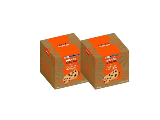 2 Panettones Brasil Cacau 400g