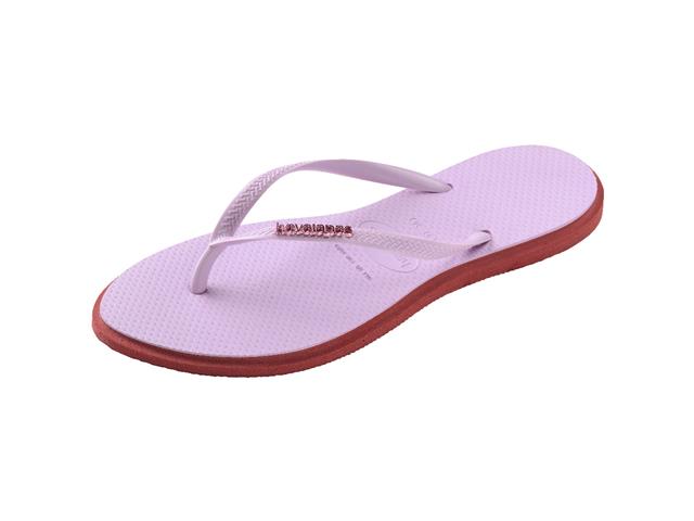 Chinelo Havaianas Slim Point Amaranto Tam 33-34 - 11