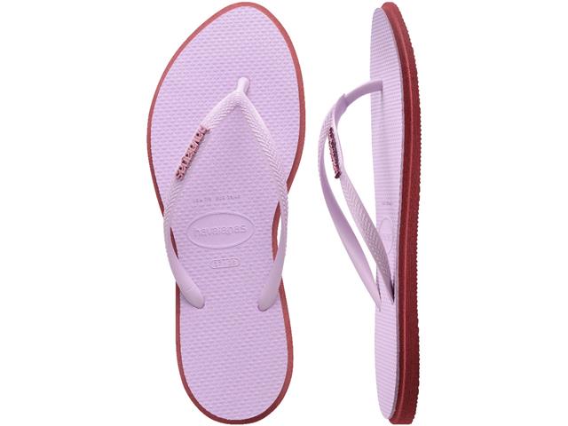 Chinelo Havaianas Slim Point Amaranto Tam 33-34 - 4