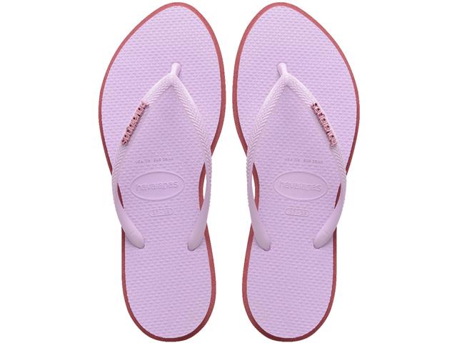 Chinelo Havaianas Slim Point Amaranto Tam 33-34 - 6