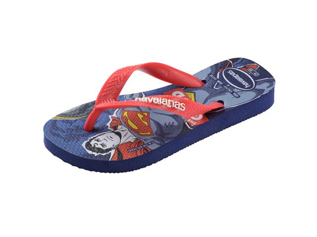 Chinelo Havaianas Kids Hero Dc Marinho Tam 23-24 - 5