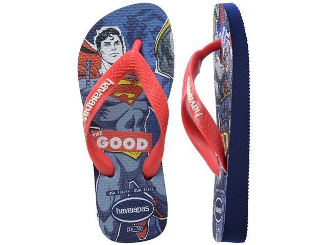Chinelo Havaianas Kids Hero Dc Marinho Tam 27-28 - 4