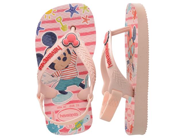 Chinelo Havaianas N.B.Disney Clas Rosa/Vermelho Tam 17-18 - 4