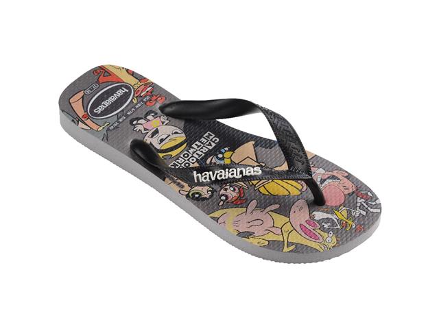 Chinelo Havaianas Top Warner Clas Cinza Gelo Tam 33-34 - 1