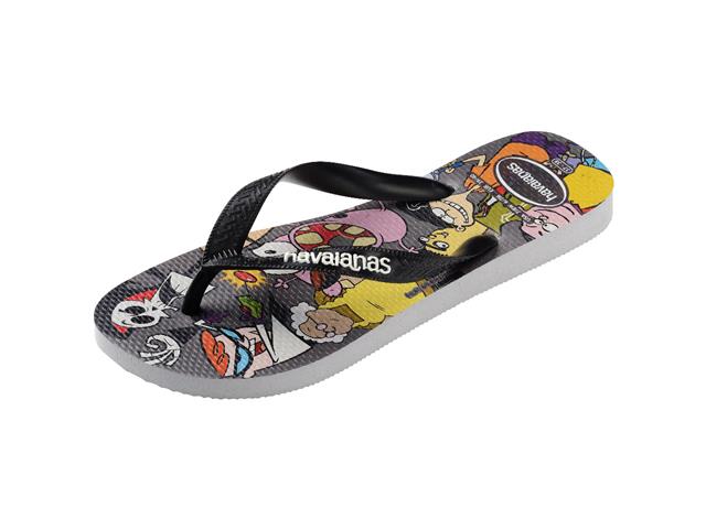 Chinelo Havaianas Top Warner Clas Cinza Gelo Tam 33-34 - 5