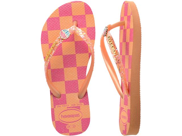 Chinelo Havaianas K Sl Glitter Ii Pessego Tam 29-30 - 4