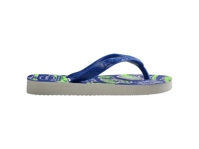 Chinelo Havaianas Kids Athletic Branco/Azul Naval Tam 23-24 - 2