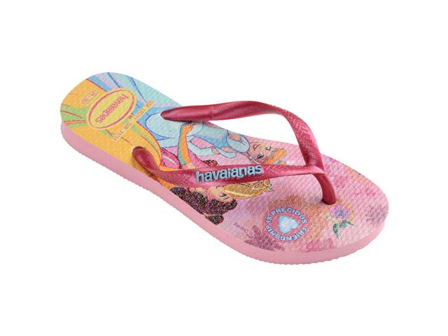 Chinelo Havaianas Kids Slim Princess Rosa Glow Tam 23-24 - 1