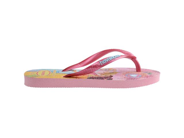 Chinelo Havaianas Kids Slim Princess Rosa Glow Tam 23-24 - 2