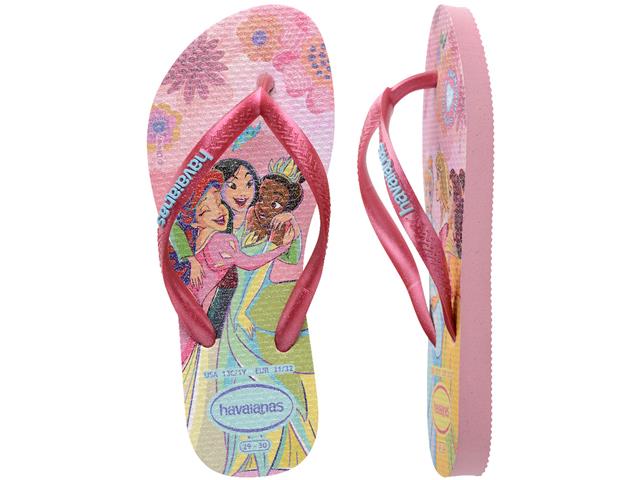 Chinelo Havaianas Kids Slim Princess Rosa Glow Tam 23-24 - 4