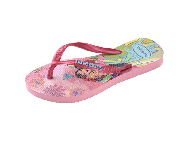 Chinelo Havaianas Kids Slim Princess Rosa Glow Tam 23-24 - 5