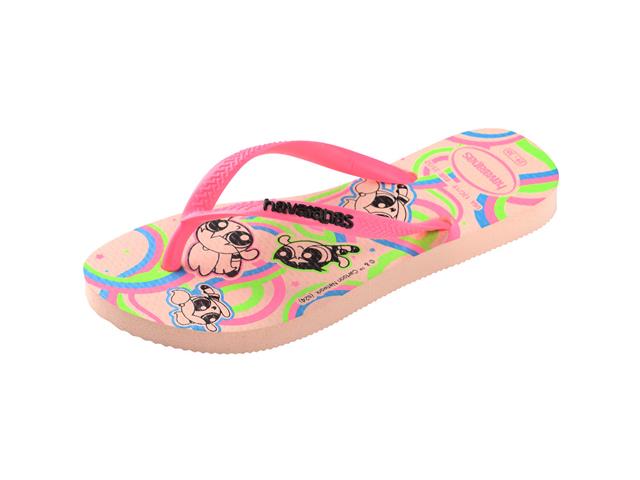 Chinelo Havaianas K Sl Powerpuff Rosa Ballet Tam 23-24 - 5
