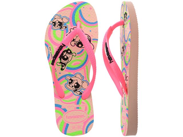 Chinelo Havaianas K Sl Powerpuff Rosa Ballet Tam 27-28 - 4