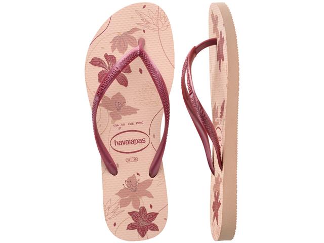 Chinelo Havaianas Slim Organic Rosa/Rose Gold Tam 35-36 - 4