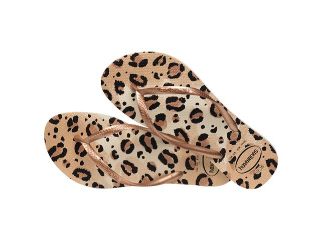 Chinelo Havaianas Slim Animals Bege/Bege Tam 33-34 - 3