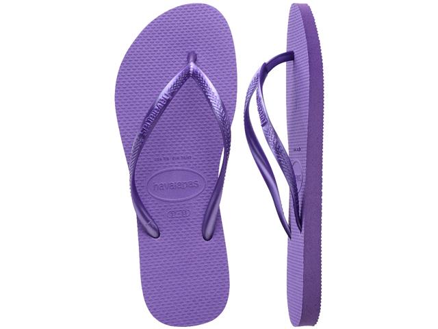 Chinelo Havaianas Slim Lilas Escuro Tam 39-40 - 4