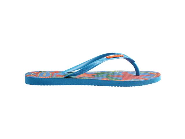 Chinelo Havaianas Slim Tropical Turquesa Tam 31-32 - 2