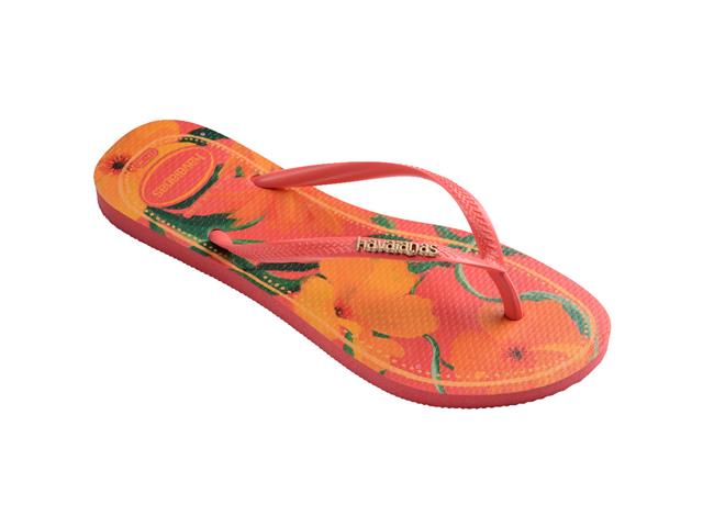 Chinelo Havaianas Slim Tropical Coral Tropical Tam 31-32 - 1