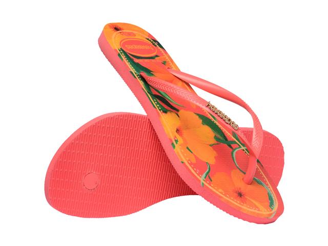 Chinelo Havaianas Slim Tropical Coral Tropical Tam 31-32 - 3