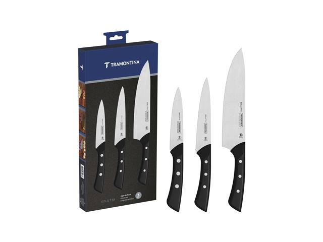 Juego de 3 Cuchillos Solutta Tramontina