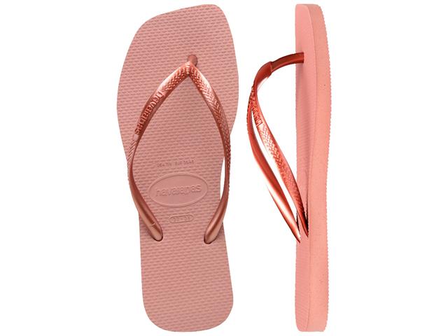 Chinelo Havaianas Slim Square Rosa Crocus - 2