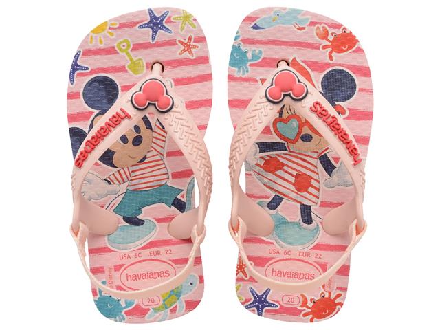 Chinelo Havaianas N.B.Disney Clas Rosa/Vermelh...