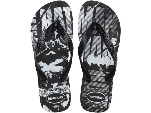 Chinelo Havaianas Dc Logomania Preto