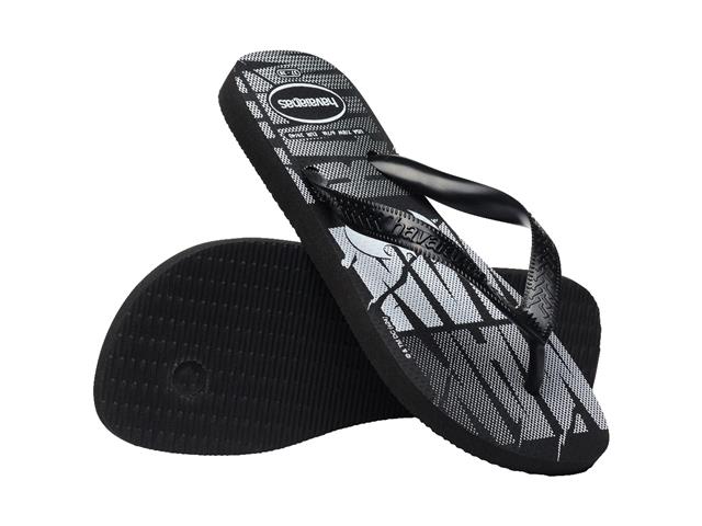 Chinelo Havaianas Dc Logomania Preto - 5