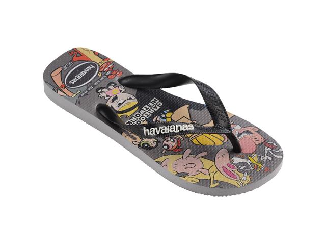 Chinelo Havaianas Top Warner Clas Cinza Gelo - 1