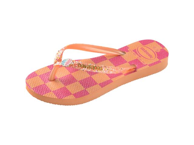 Chinelo Havaianas K Sl Glitter Ii Pessego - 2