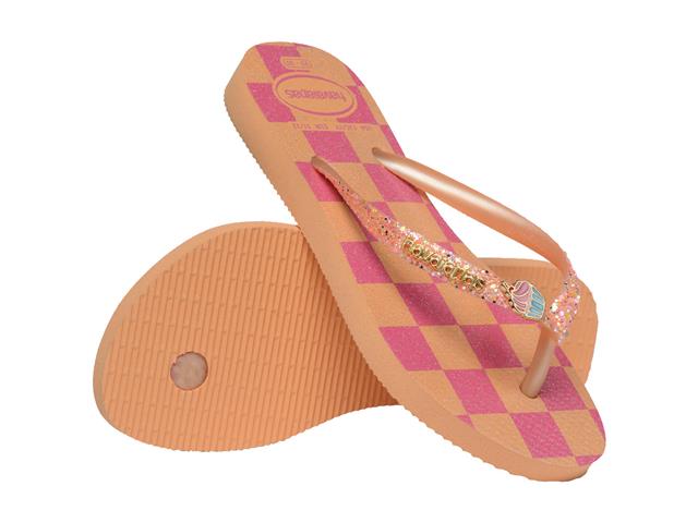 Chinelo Havaianas K Sl Glitter Ii Pessego - 3
