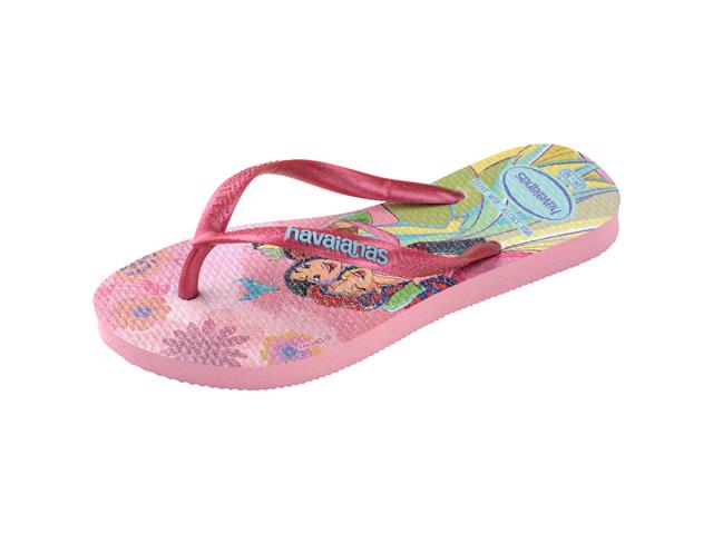 Chinelo Havaianas Kids Slim Princess Rosa Glow - 2