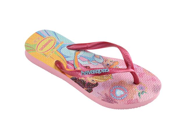 Chinelo Havaianas Kids Slim Princess Rosa Glow - 1