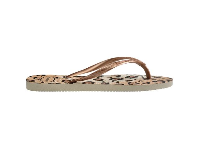 Chinelo Havaianas Slim Animals Bege/Bege - 3