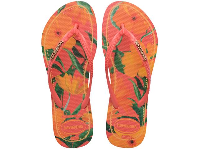Chinelo Havaianas Slim Tropical Coral...