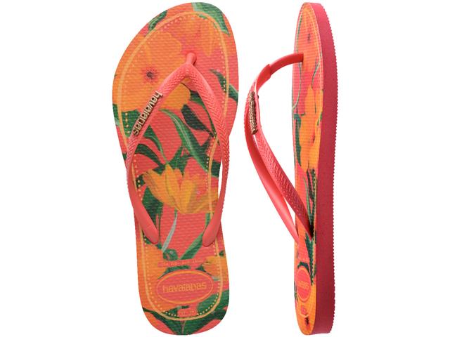 Chinelo Havaianas Slim Tropical Coral Tropical - 5