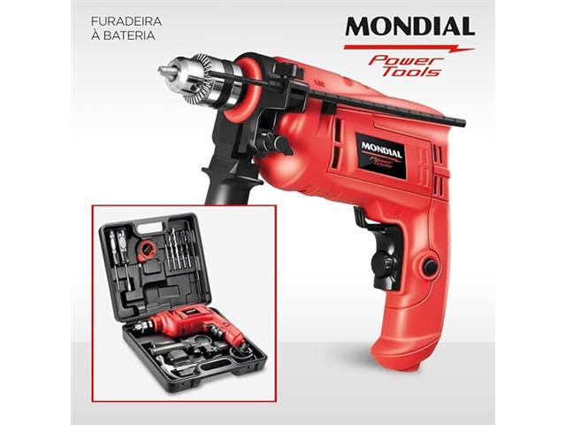 FURADEIRA 600W COM MALETA 110V MONDIAL - 1