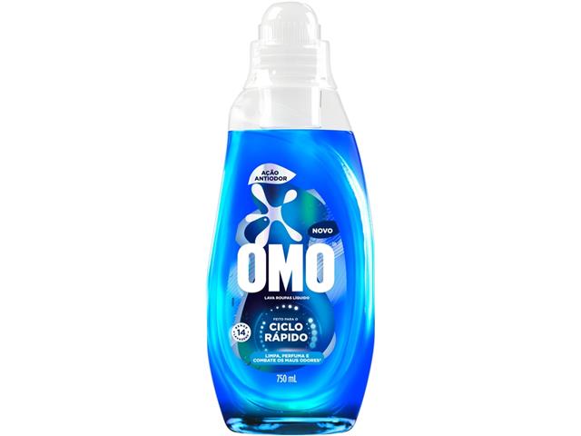 Lava-Roupas Líquido Omo Ciclo Rápido Ação Anti...