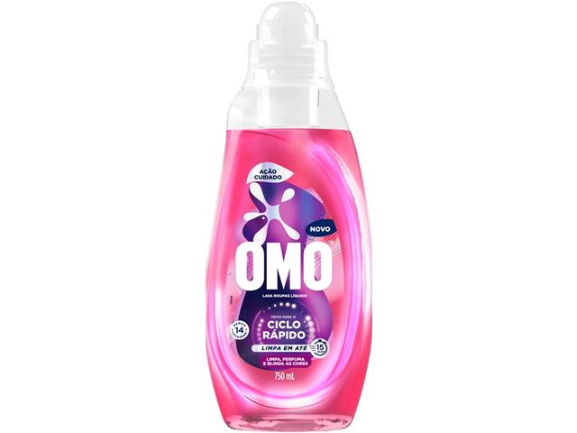 Lava-Roupas Líquido Omo Ciclo Rápido Ação Cuid...