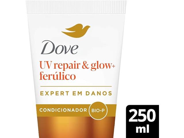Condicionador Dove UV Repair & Glow + Ferúlico Bisnaga 250ml - 1