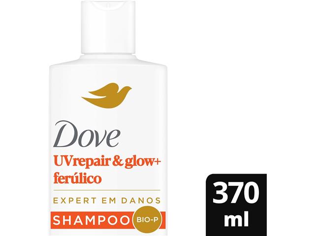 Shampoo Dove UV Repair & Glow + Ferúlico Frasco 370ml - 1
