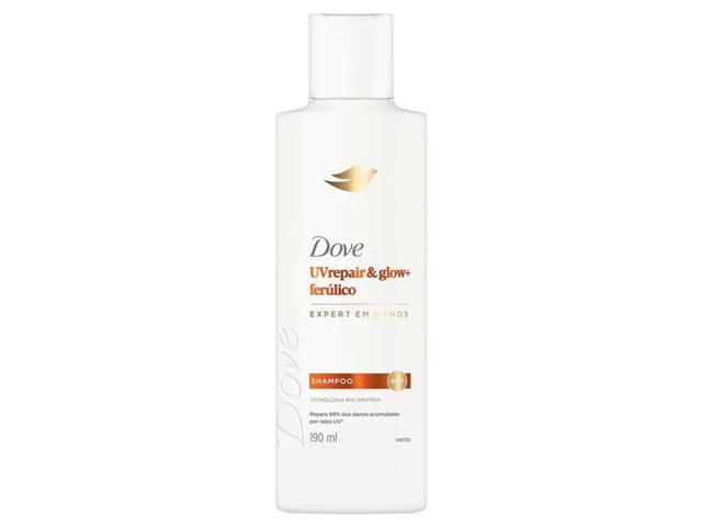 Shampoo Dove UV Repair & Glow + Ferúlico Frasc...